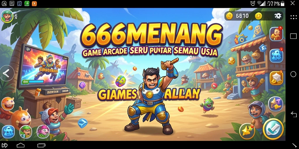Screenshot menunjukkan aksi gameplay seru di 666MENANG.