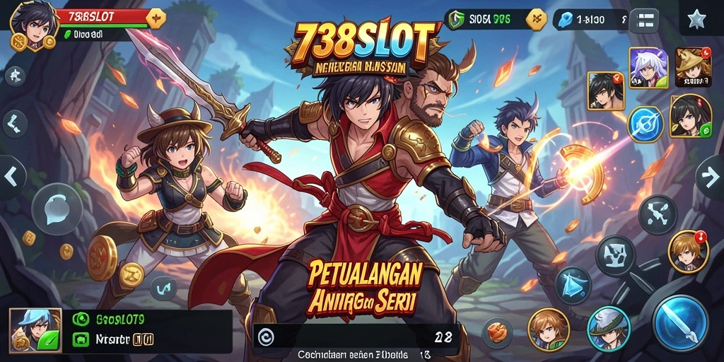 Tampilan grafis gameplay Anime yang menawan dan menghibur.