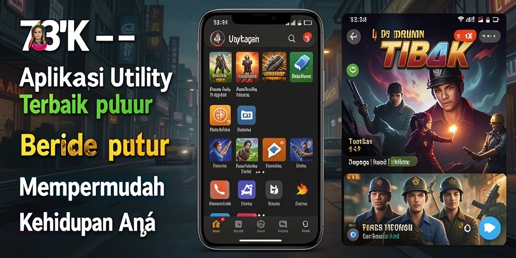 Screenshot aplikasi 73K menunjukkan antarmuka pengguna yang sederhana dan intuitif.