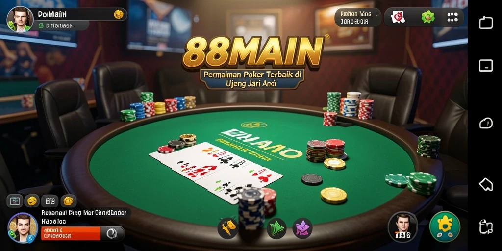 Tampilan screenshot gameplay Poker yang seru dan menantang.