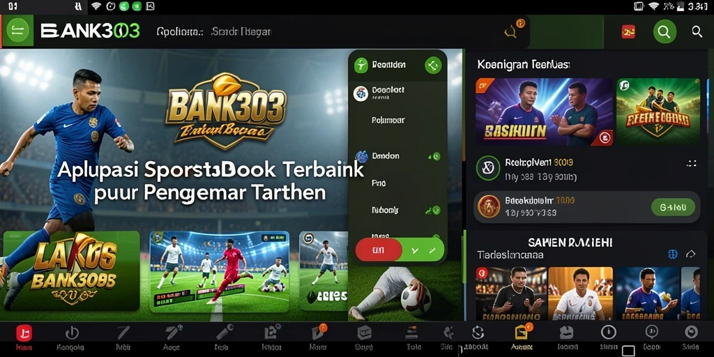 Tangkapan layar utama BANK303 menunjukkan pengalaman bertaruh yang dinamis dan interaktif.