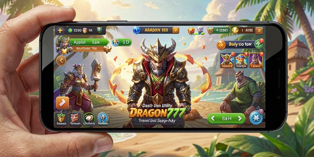 Tampilan utama screenshot DRAGON777 yang menunjukkan antarmuka aplikasi Utility.