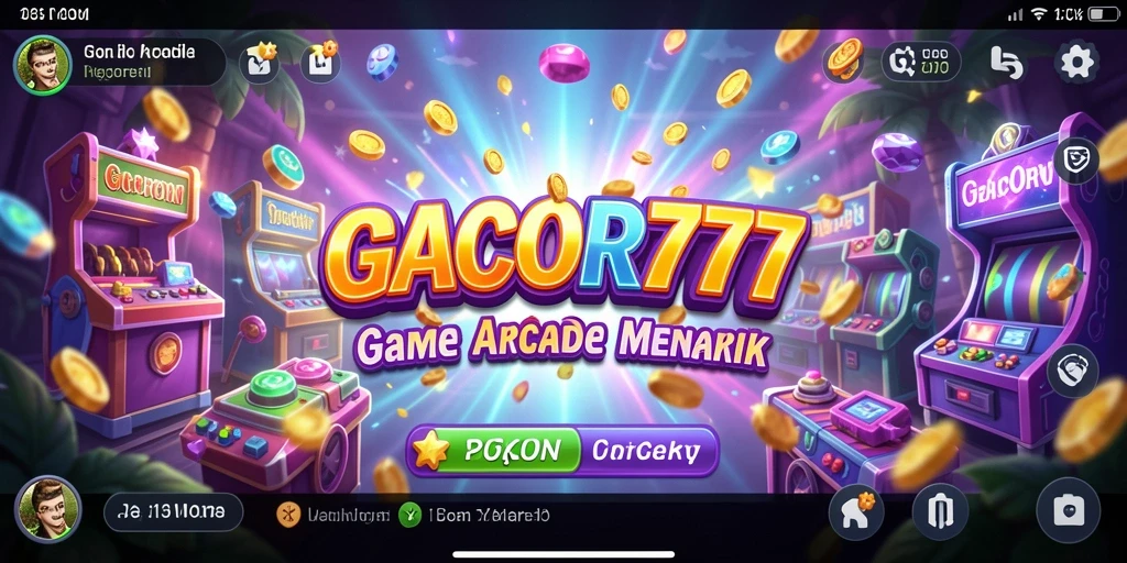 Screenshot gameplay GACOR777 menampilkan aksi seru dalam game Arcade.