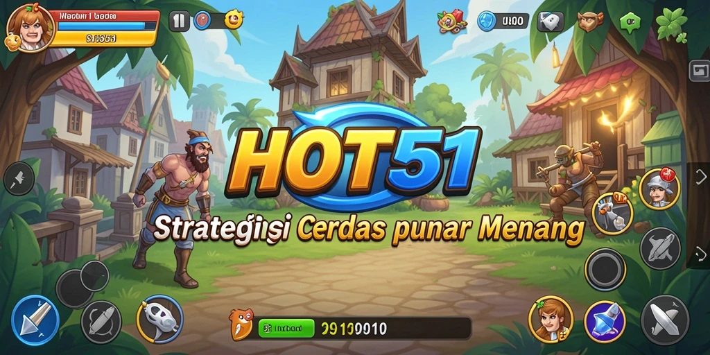 Tangkapan layar utama HOT51 menampilkan strategi paling intens di lapangan.