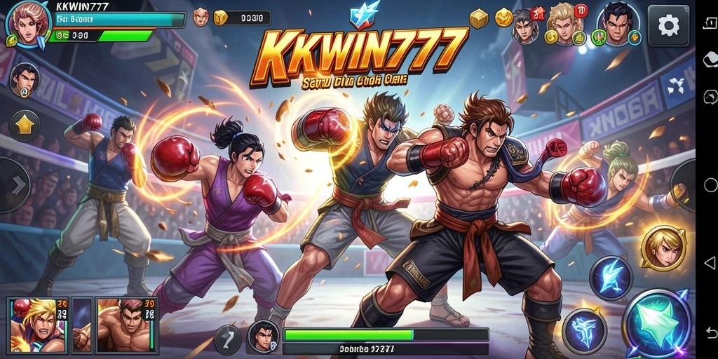 Gameplay seru dengan aksi pertarungan yang dramatis di KKWIN777.