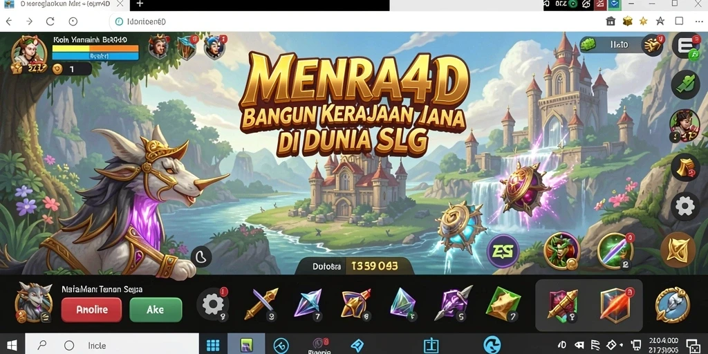Tampilan gameplay MENARA4D yang menarik dan mendebarkan.