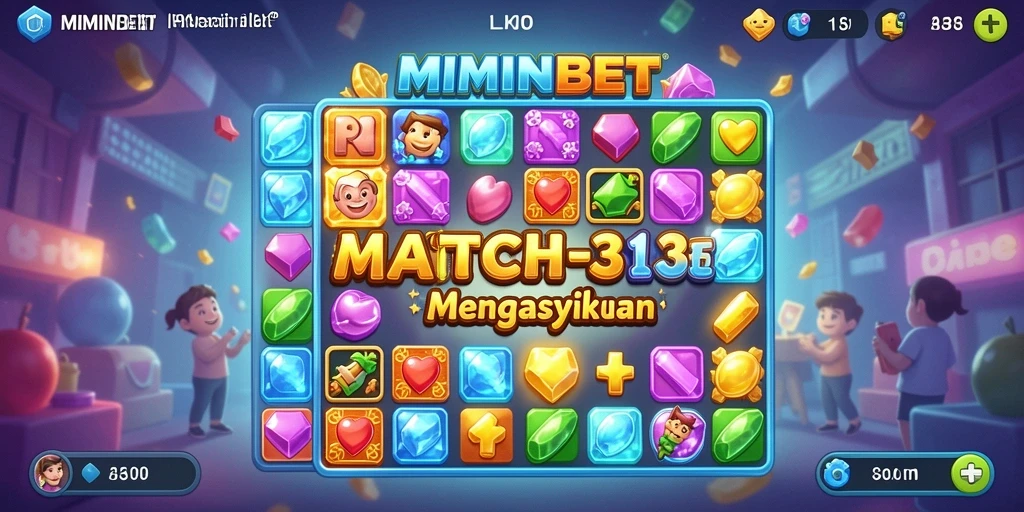 Tampilan gameplay seru dan penuh warna dari MIMINBET.