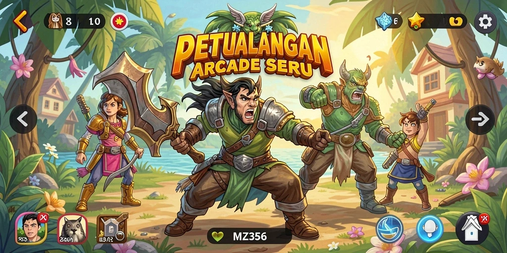 Tampilan menakjubkan dari gameplay MZ356 yang penuh aksi.