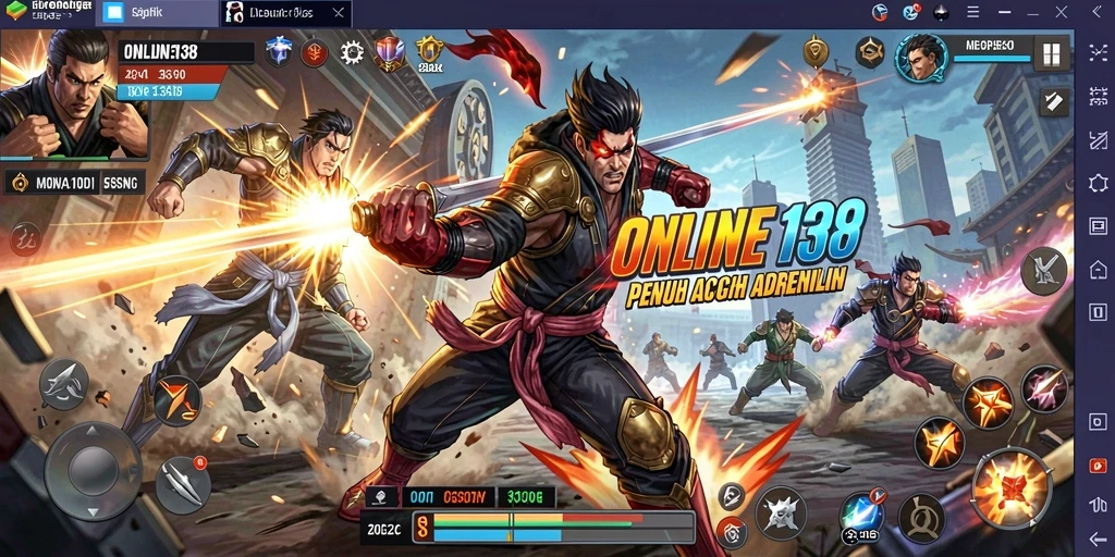 Tampilan gameplay ONLINE138 yang menggugah semangat.