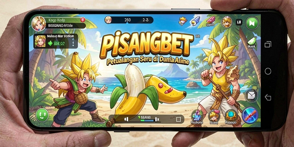 Screenshot pertandingan seru dalam game Anime PISANGBET.
