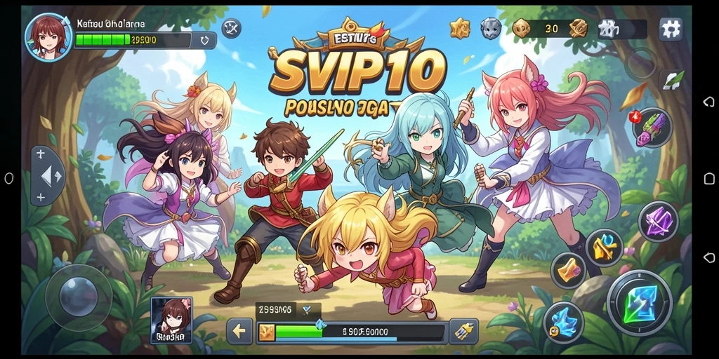 Tampilan menarik dan dinamis dari gameplay SVIP10 yang penuh warna.